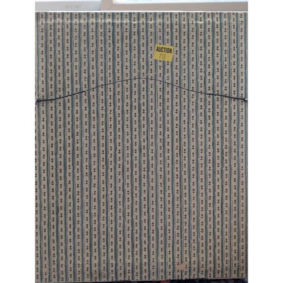 Parc Monceau Paris Mid Century Watercolor Shadowbox Tole Framed Art - Picture 8 of 8